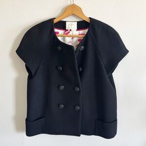 Kate Spade Black Pea Coat